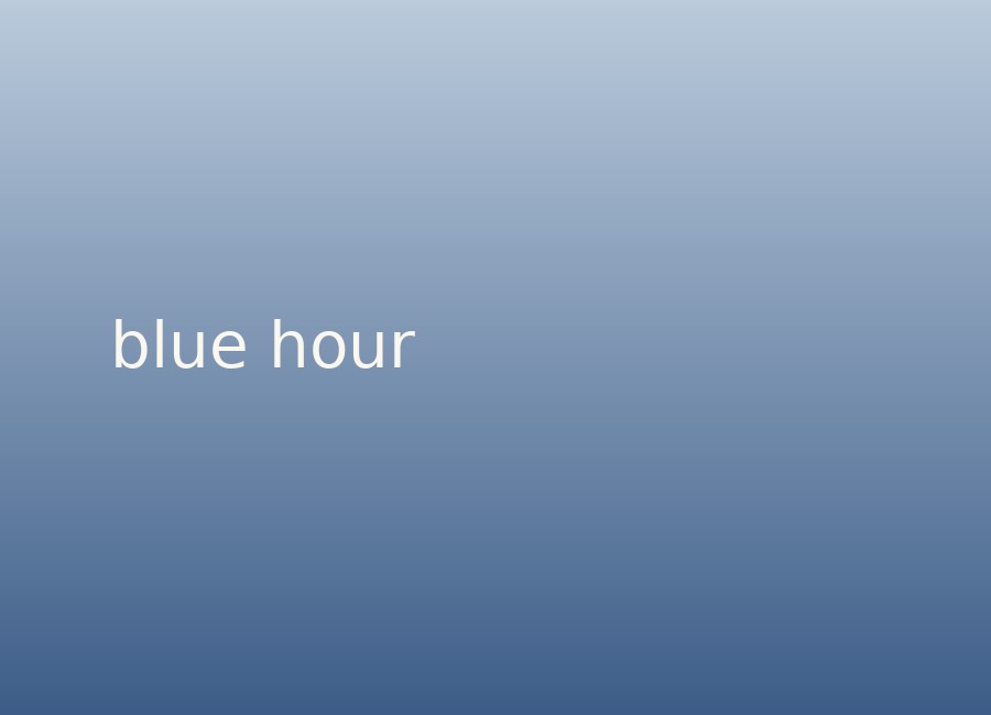 Blue hour — wallpaper preview